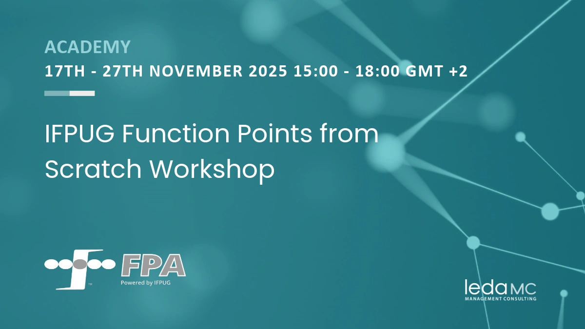 IFPUG Function Points Workshop - LedaMC Academy
